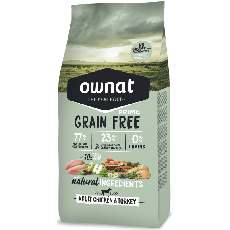 Ownat Prime Grain Free Adult Chicken & Turkey 14 kg