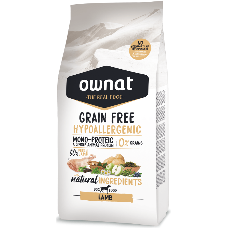 Ownat Prime Grain Free Hypo Lamb 14 kg