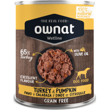 Ownat Wetline Lata de Pavo con Calabaza 400 g