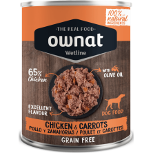 Ownat Wetline Lata de Pollo con Zanahorias 400g