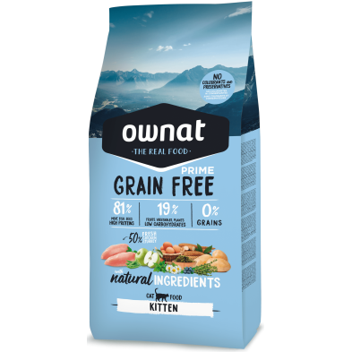 Ownat Cat Prime Grain Free Kitten 3kg