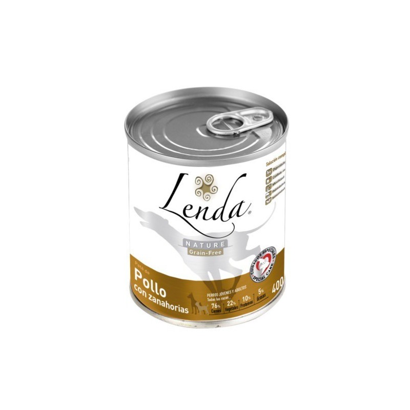 Can Lenda Nature Grain Free Frango com Cenoura 400 gr
