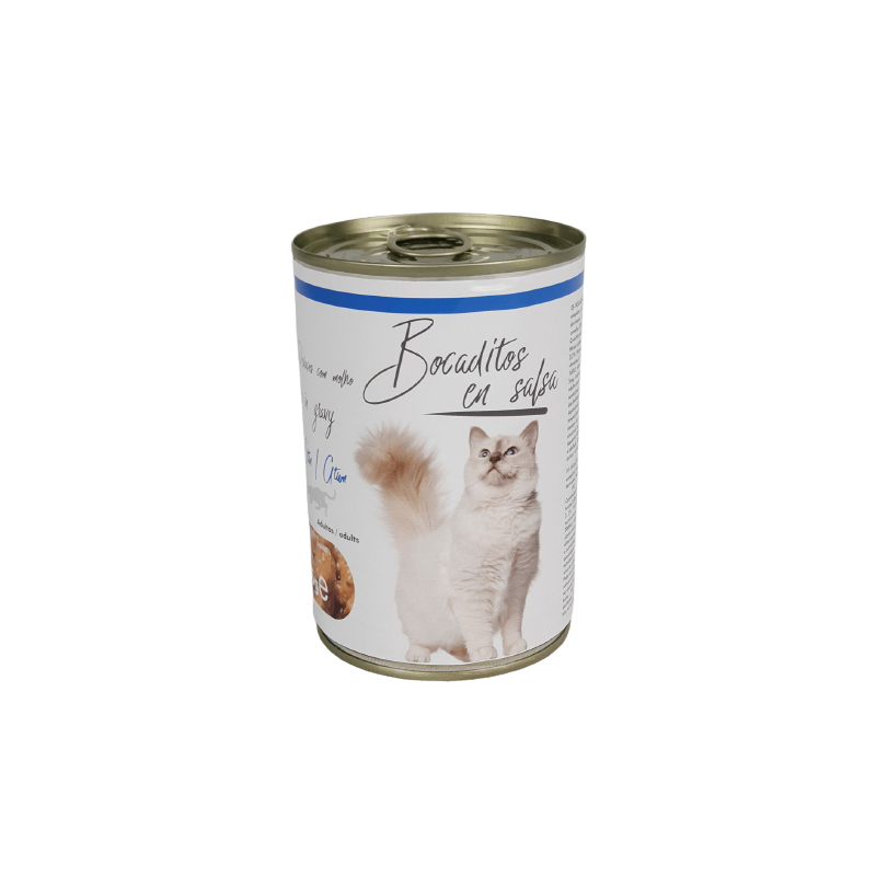 Picadas em molho de atum gato