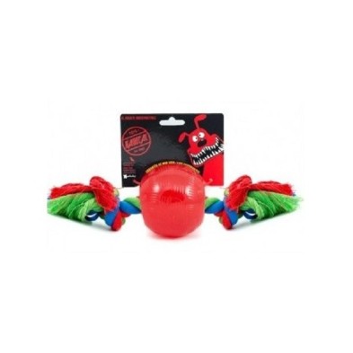 Radical Brinquedo Extra-resistente Vermelho Bola com Corda L 10cm