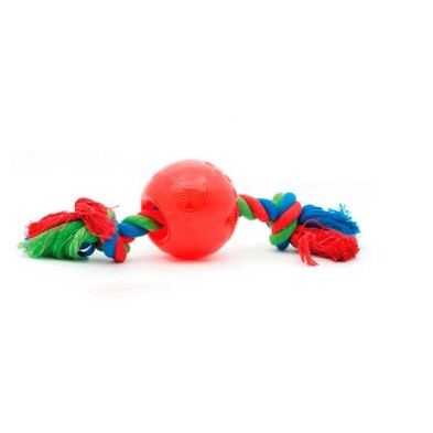 Radical Brinquedo Extra-resistente Vermelho Bola com Corda L 10cm