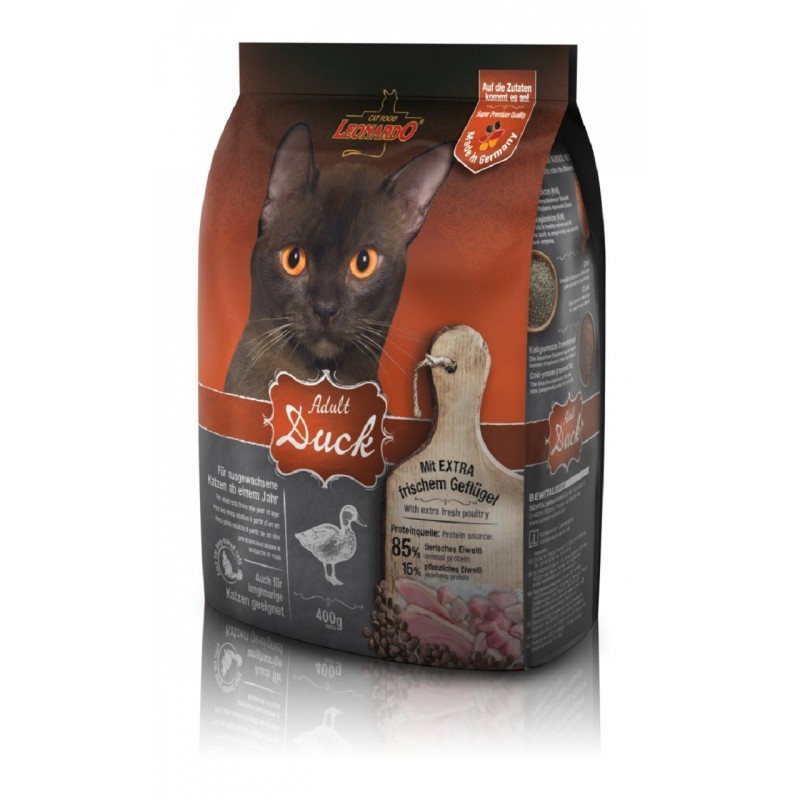 Ração Leonardo com Pato para cães adultos 7,5 kg