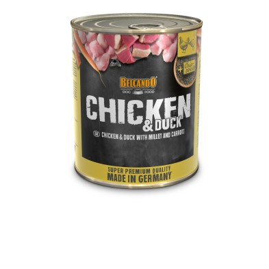 Comida húmida para cães Belcando sem cereais com Frango, Pato e Legumes