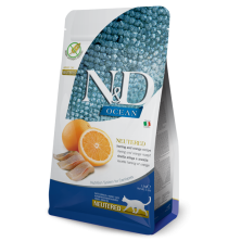 Farmina N&D Ocean Cat Adult Neutered Arenque y Naranja 5Kg