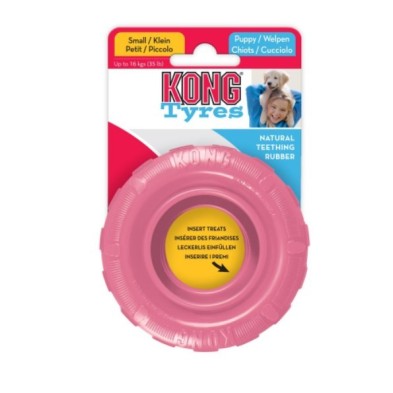 Kong Puppy Tyres Brinquedo de Borracha para cachorros