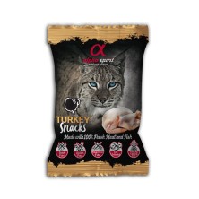 Snacks naturais sem grãos para gatos Alpha Spirit Snacks 50gr