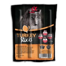 Sticks naturais sem grãos para cães Alpha Spirit Bars 4 unidades.
