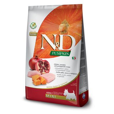 Farmina N&D Pumpkin Adult Mini Frango e Romã