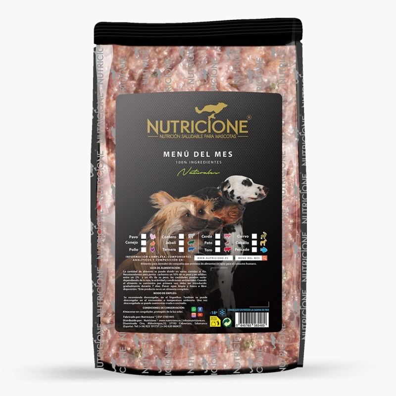 Dieta Barf Nutricione de Peru e Borrego para cães