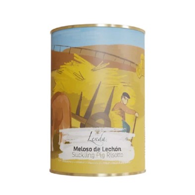 Ensopado enlatado para cães Lenda Foodie Sem Cereais Meloso de Lechón 380gr
