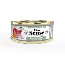 Comida húmida de atum e coelho Dibaq Sense para gatos