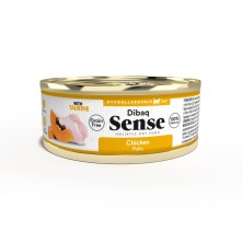 Lata Dibaq sem cereais monoproteica para gatos adultos de frango