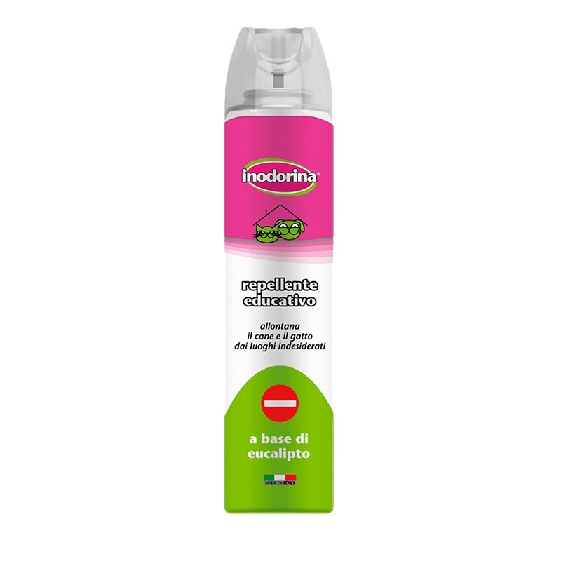 Inodorina spray repelente educacional para cachorros e gatinhos 300ml