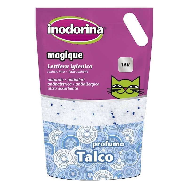 Inodorina Magique areia para gatos  Perfumado Talco 5 litros