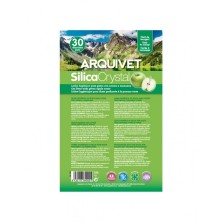 Areia para gatos Arquivet Silica Crystal Aroma Maçã verde 3,8 L.