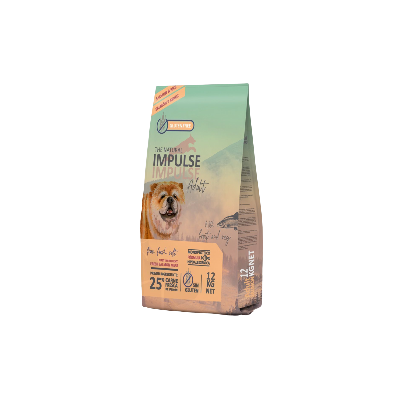 The Natural Impulse Dog Adult Salmon 12 Kg