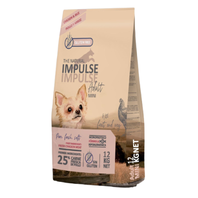The Natural Impulse Dog Mini Adult Chicken | Alimento Natural