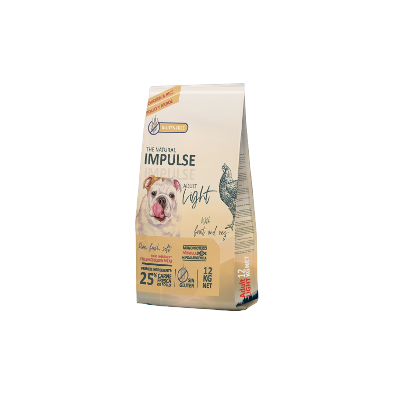 The Natural Impulse Dog Adult Light 12 Kg