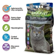 Areia natural de aglomeração para gatos com carvão activo