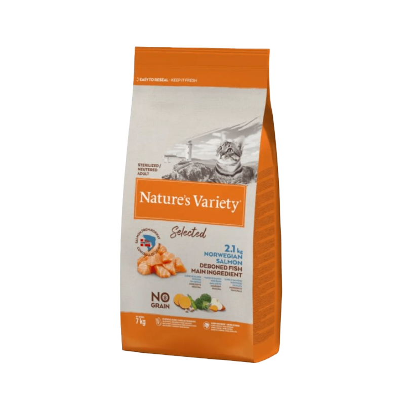 Nature's Variety Cat Select Sterilized Grain Free Salmon 7 Kg