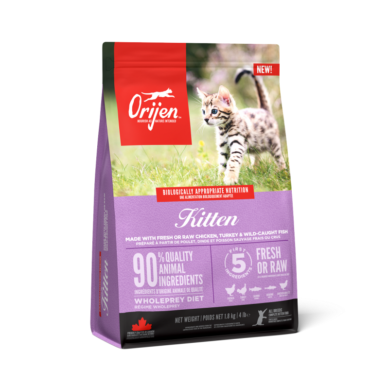 Eu penso Orijen Kitten para gatinhos- Superpet