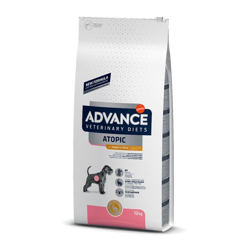 Advance Veterinary Diet Atopic Medium/Maxi. Cães com problemas de pele