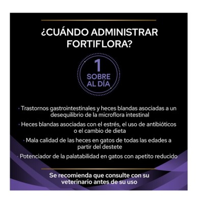 Purina Pro Plan FortiFlora probiótico para gatos