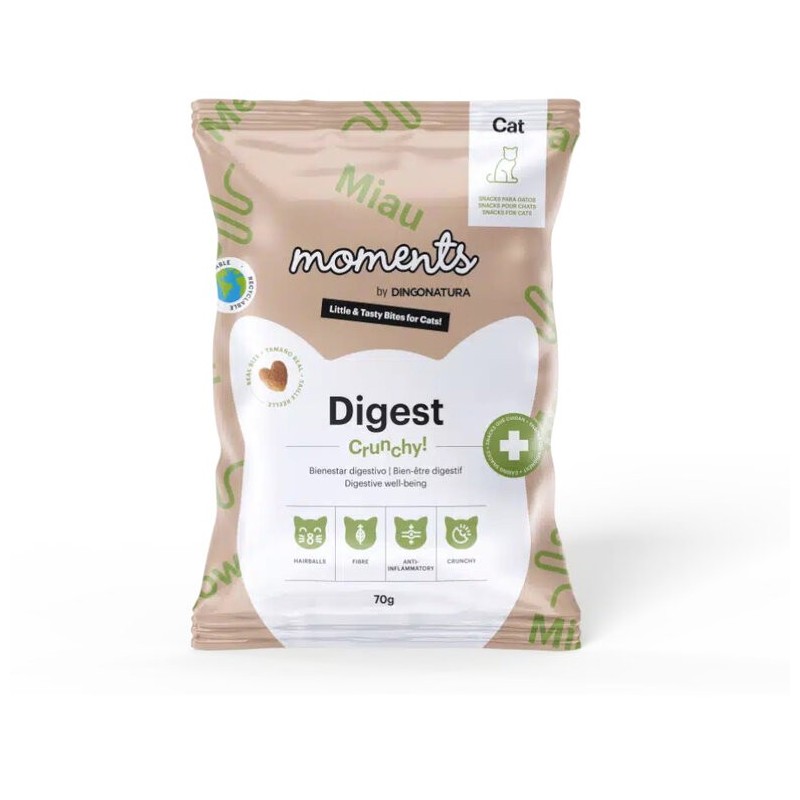 Moments Snack Cat Digest. Snacks para gatos com problemas digestivos