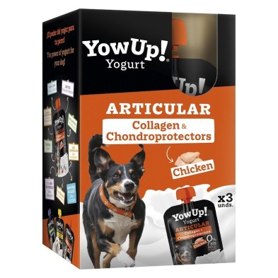 YowUp! Conjunto de Iogurte Natural com condroprotetores para Cães.