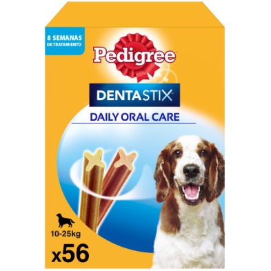 Pedigree Dentastix Uso Diario Limpieza Dental para perros medianos 56 barritas