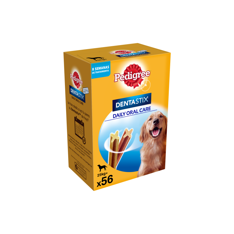 Pedigree Dentastix Uso Diario Limpieza Dental para perros grandes 56 barritas