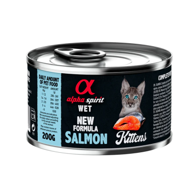 Latas para gatinhos de Alpha Spirit 200 gr