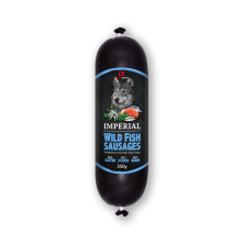 Alpha Spirit Húmedo Salchicha Imperial 350 gr para perros sabor PESCADO