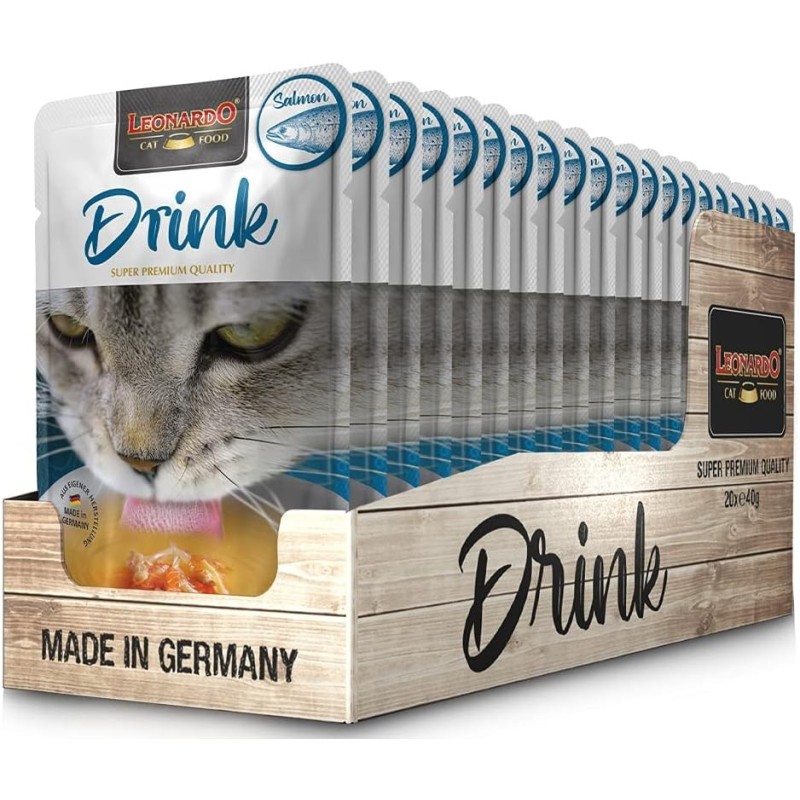 Leonardo Drink Salmón. Sopa de Salmón para Gatos