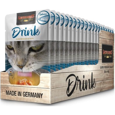 Leonardo Drink Salmón. Sopa de Salmón paga Gatos