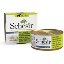 Lata para cães Schesir de frango com maçã em gelatina 150 gr