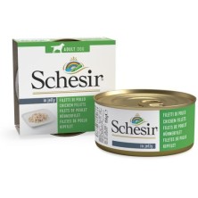 Lata para cães Schesir de frango em gelatina 150 gr