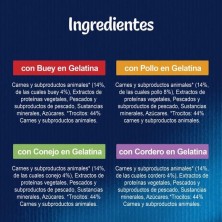 Felix Fantastic Saquetas de Gelatina para Gatos Festa do Mar com várias carnes