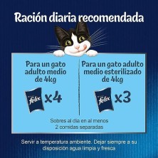 Felix Fantastic Sachês de Gelatina para Gatos Seleções Favoritas de Carne e Peixe