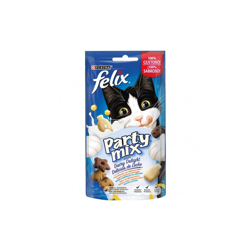 Salgadinhos Felix Party Mix 60g | Deliciosas guloseimas para gatos