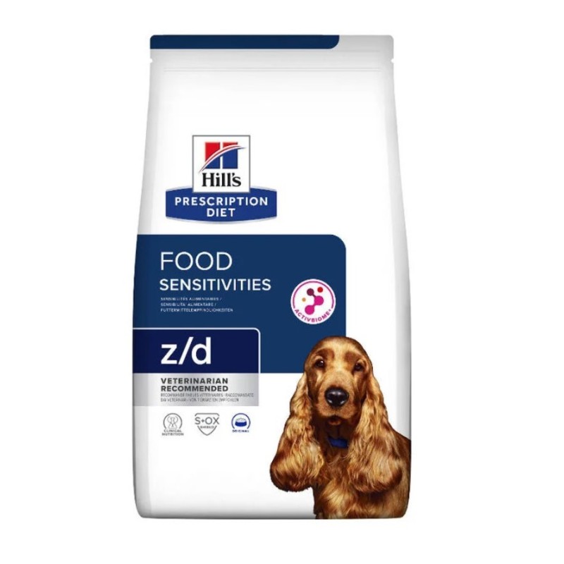 Ração Hills Dietetic z/d para cães Food Sensitives 10 kg