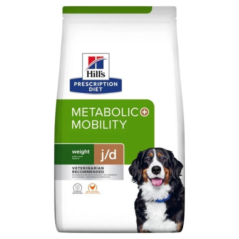 Alimento dietético Hills metabolic + mobility cães adultos 12 kg