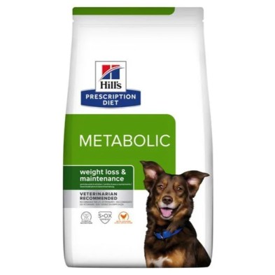 Ração Hills dietetic metabolic cães adultos 12 kg