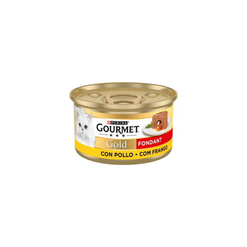 Purina Lata para gatos GOURMET GOLD Fondant Pollo