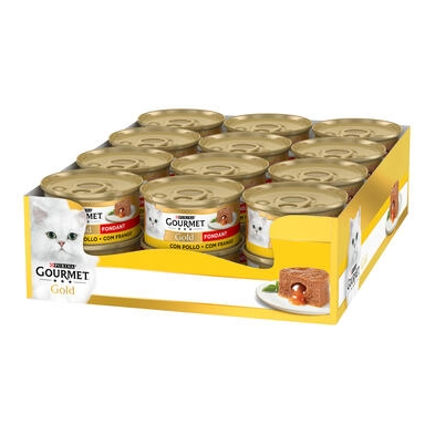 Purina Lata para gatos GOURMET GOLD Fondant Pollo 24x 85gr