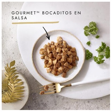 Pack Purina Gourmet Gold Mordidos em Molho Frango e Fígado para gatos